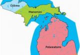 Michigan Indian Tribes Map 20 Best Michigan Native American History Images Native American