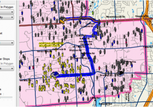 Michigan isd Map Michigan Gis Planning by School District Administration Urban