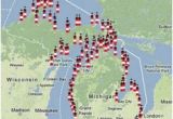 Michigan Lighthouses Map 25 Best Light Houses Images Light House Lighthouses Lanterns