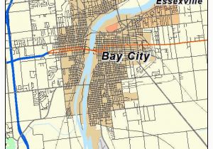 Michigan Map by City Bay City Michigan Map Bnhspine Com