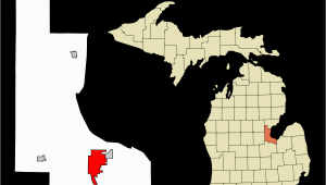 Michigan Map by City Bay City Michigan Wikipedia