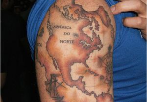 Michigan Map Tattoo Old World Map Tattoo Obsessed with Maps Pinterest Map