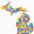 Michigan Map with Counties Michigan Map with Counties Big Michigan Love Michigan Map Big