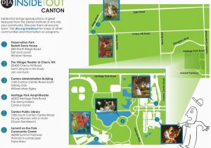 Michigan Maps Program Detroit Institute Of the Arts Insideout Program for Canton
