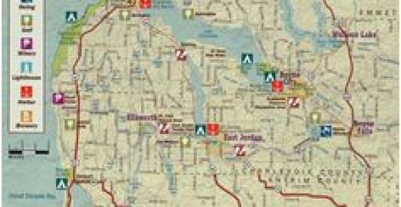 Michigan Morel Map 9 Best Walloon Lake Maps Images On Pinterest Blue Prints Cards