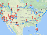 Michigan National Parks Map Road Trip Genius Calculates the Shortest Route Through 47 National