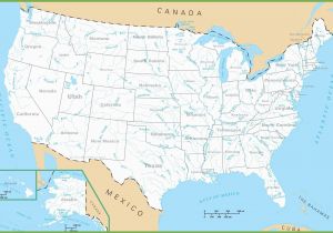 Michigan On the Us Map United States Map Rivers Save Map the United States with Lakes Valid