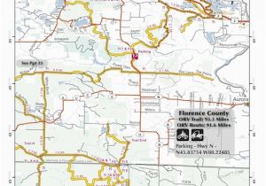 Michigan orv Trail Maps Florence County orv Trail Information Vvmapping Com