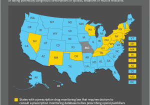 Michigan Prescription Maps States Require Opioid Prescribers to Check for Doctor Shopping