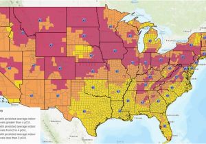 Michigan Radon Map Epa Radon Map Elegant Michigan Radon Maps Acquired by Protech