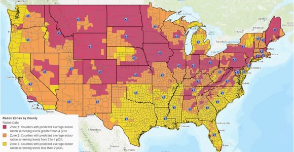 Michigan Radon Map Epa Radon Map Elegant Michigan Radon Maps Acquired by Protech