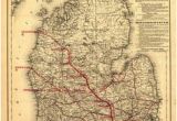 Michigan Railroads Map 389 Best Railroad Maps Images In 2019 Maps Railroad Pictures