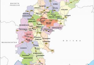 Michigan School District Maps Chhattisgarh State Information and Chhattisgarh Map