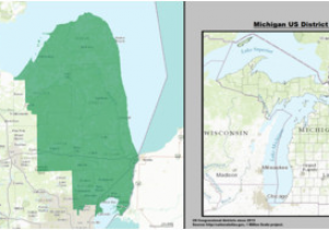Michigan Senate Map Michigan S 10th Congressional District Revolvy