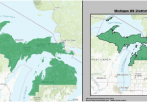 Michigan Senate Map United States Congressional Delegations From Michigan Wikivisually