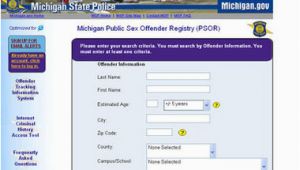 Michigan Sex Offender Map Law Talk What are the Rules for Sex Offender List who is Allowed