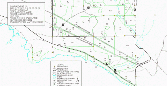 Michigan Shore to Shore Trail Map Michigan Trail Maps