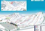 Michigan Ski Resort Map Mt Brighton Trail Map Onthesnow