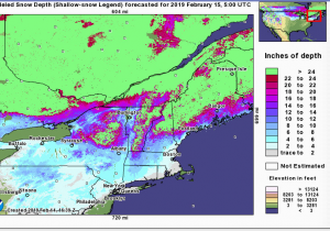 Michigan Snow Cover Map Nerfc Snow Page