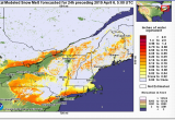 Michigan Snow Coverage Map Nerfc Snow Page