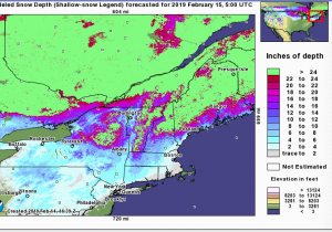 Michigan Snow Depth Map Nerfc Snow Page