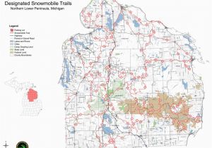 Michigan Snowmobile Trail Map Snowmobile Maps Idaho On Map