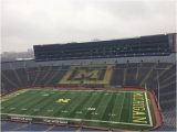 Michigan Stadium Map View From Club Seating Level Picture Of Michigan Stadium Ann