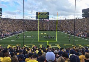 Michigan Stadium Map View From End Zone Picture Of Michigan Stadium Ann Arbor