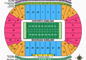 Michigan Stadium Map with Rows Stadium Seating Question Mgoblog