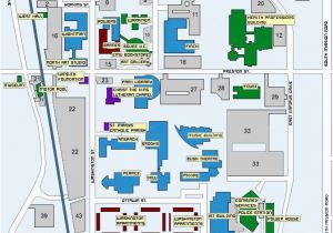 Michigan State Football Parking Map Central Michigan University Map Mount Pleasant Mich Mappery