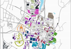 Michigan State Football Parking Map Msu Maps Blank Map Of America