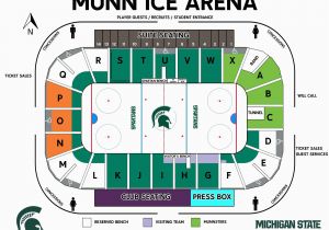 Michigan State Football Parking Map Student Sections Michigan State University athletics