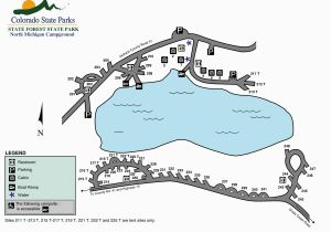 Michigan State forest Campgrounds Map State forest State Park Outthere Colorado