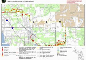 Michigan State forest Map Beaver Creek Trail Mccct East Mi Dnr Avenza Maps