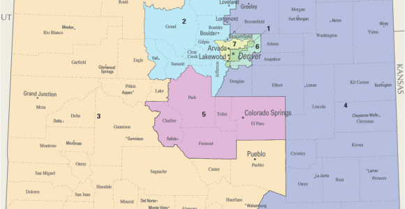 Michigan State House Of Representatives District Map Colorado S Congressional Districts Wikipedia