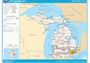 Michigan State Map Outline Outline Of Michigan Wikipedia