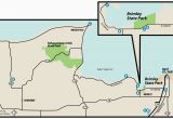 Michigan State Parks Camping Map Brimley State Parkmaps area Guide Shoreline Visitors Guide