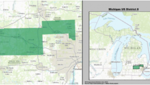 Michigan State Representative District Map Michigan S 8th Congressional District Wikipedia