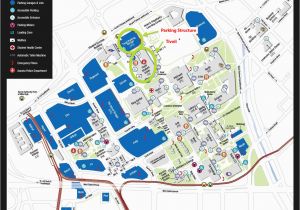 Michigan State University Parking Map Msu Maps Blank Map Of America