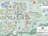 Michigan State University Parking Map Oxford Campus Maps Miami University