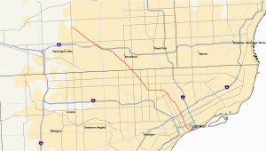 Michigan Thumb Map M 10 Michigan Highway Wikipedia