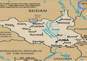 Michigan Triangle Map the Map Of south Sudan Showing the Location Of Juba sources Adopted