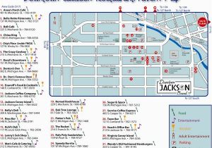 Michigan Wine Trail Map Downtown Jackson Restaurant Map Downtown Jackson Mi Usa Mappery