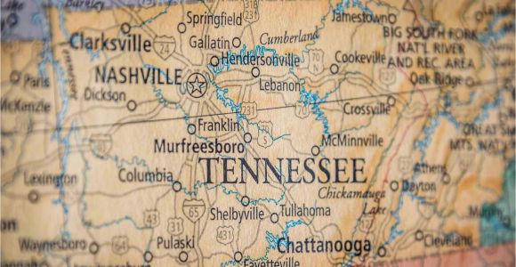 Middle Tennessee Map with Cities Old Historical City County and State Maps Of Tennessee