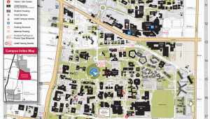 Middle Tennessee State University Map Central Campus Map