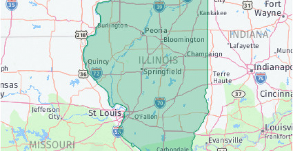 Middle Tennessee Zip Code Map Listing Of All Zip Codes In the State Of Illinois