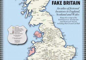 Midsomer England Map Fake Britain A Map Of Fictional Locations In England Scotland