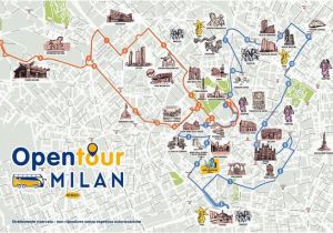 Milan Italy Map tourist Mappa Open tour Milan Picture Of Open tour Milan Milan Tripadvisor