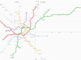 Milan Italy Metro Map Milano Metro Map