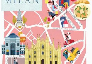 Milan Italy On Map Illustration Room Team Repost Greygorill Yolo Map It In 2019